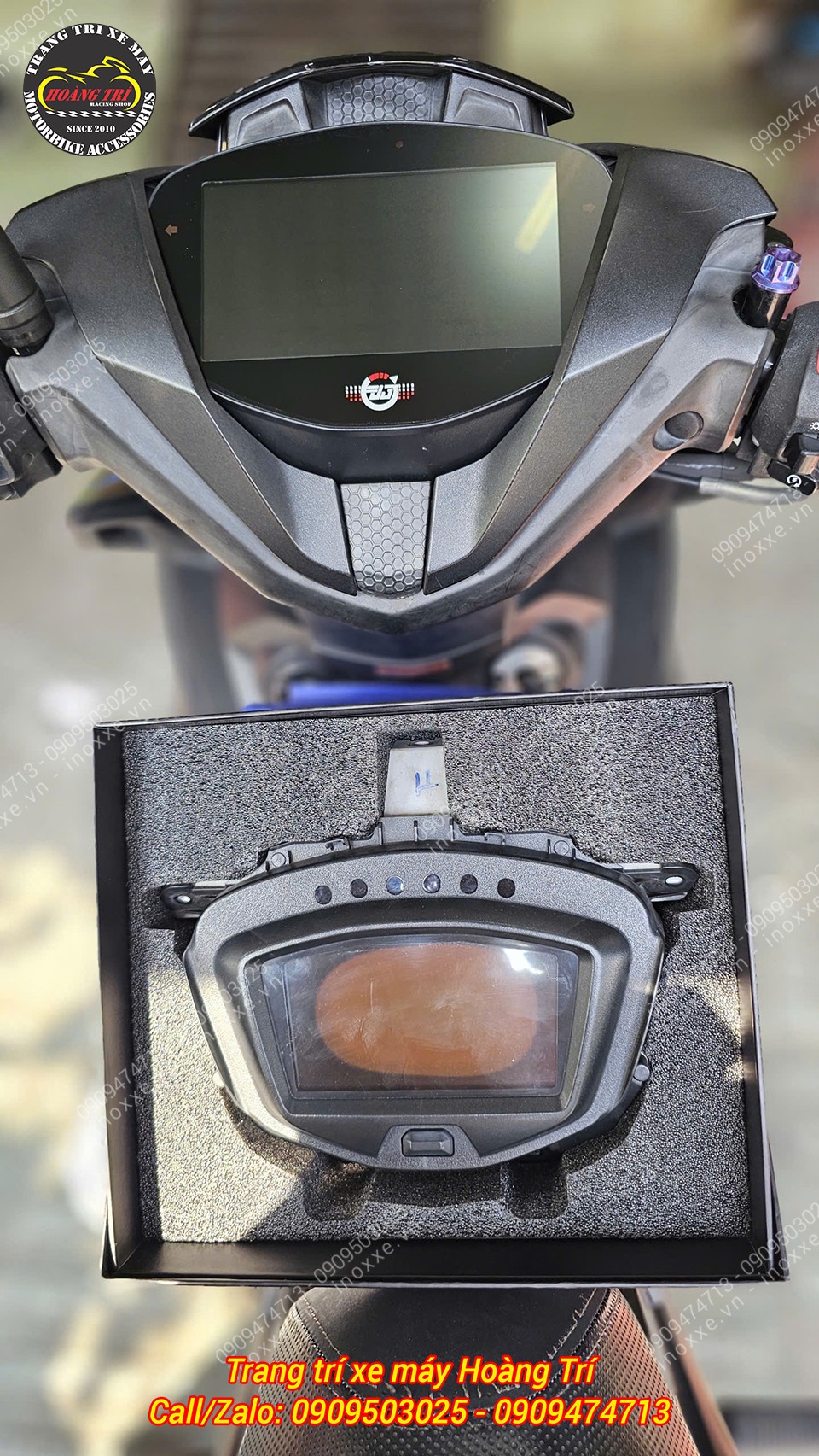 Cụm đồng hồ LCD V2 lắp cho xe Exciter 2019