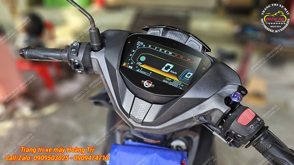 Cụm đồng hồ LCD V2 lắp cho xe Exciter 2019