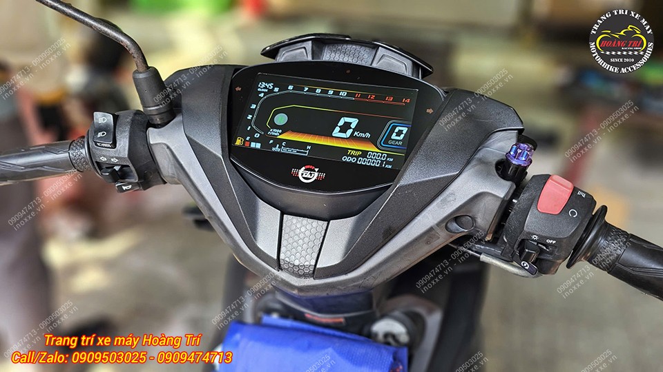 Cụm đồng hồ LCD V2 lắp cho xe Exciter 2019