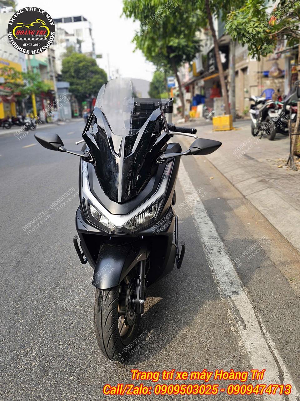 Kính chắn gió PCX 160 2025 kiểu Forza 300 - NCL