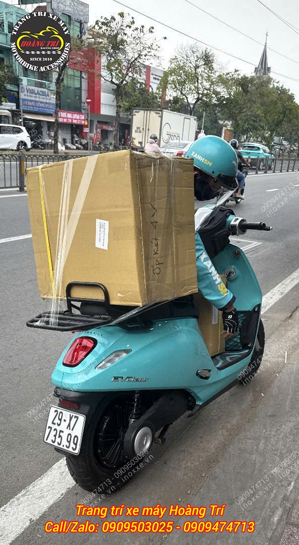 Baga sau tựa lưng xe máy điện EVO mẫu KTC