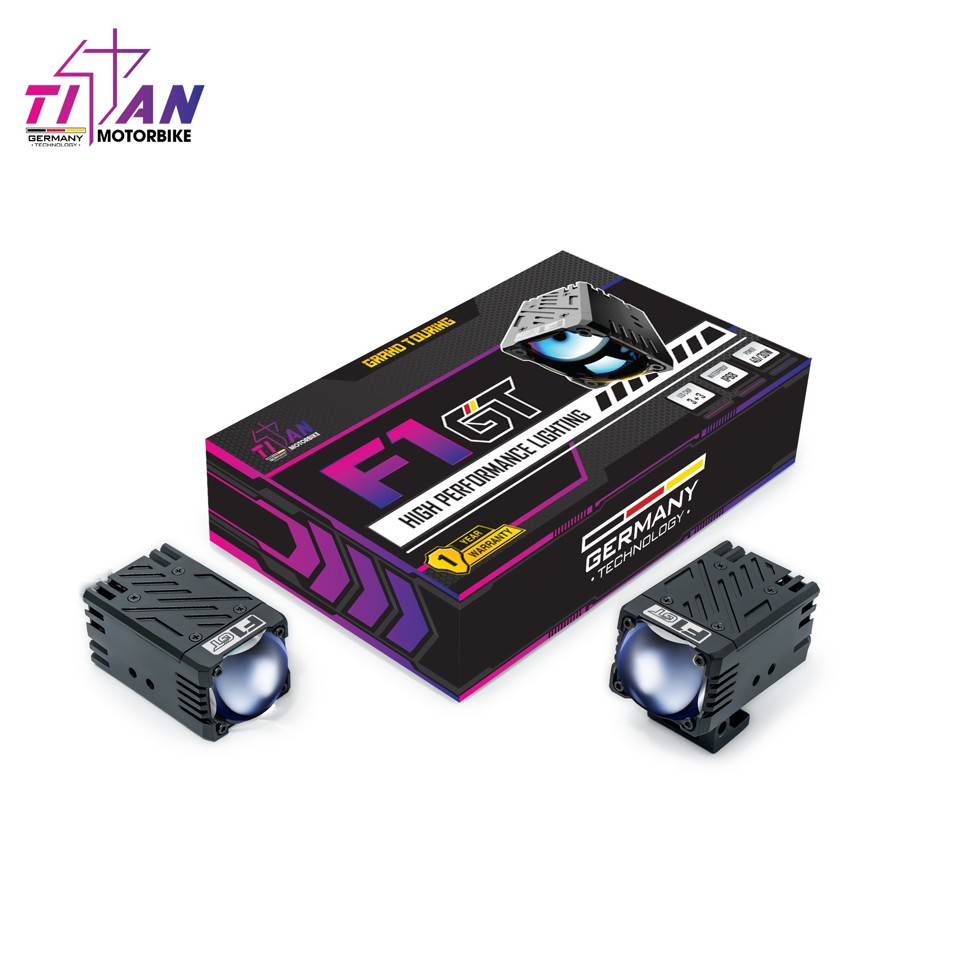 Đèn trợ sáng mini F1 GT Titan Moto