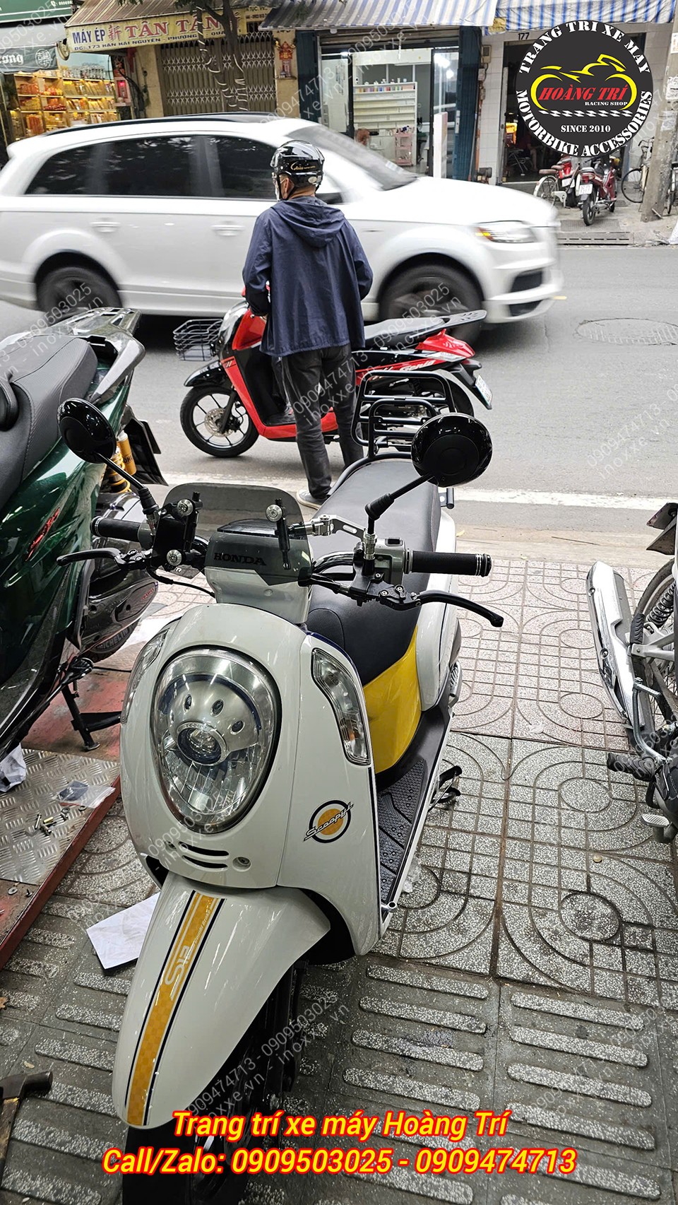 Tay thắng kiểu dành cho xe Scoopy