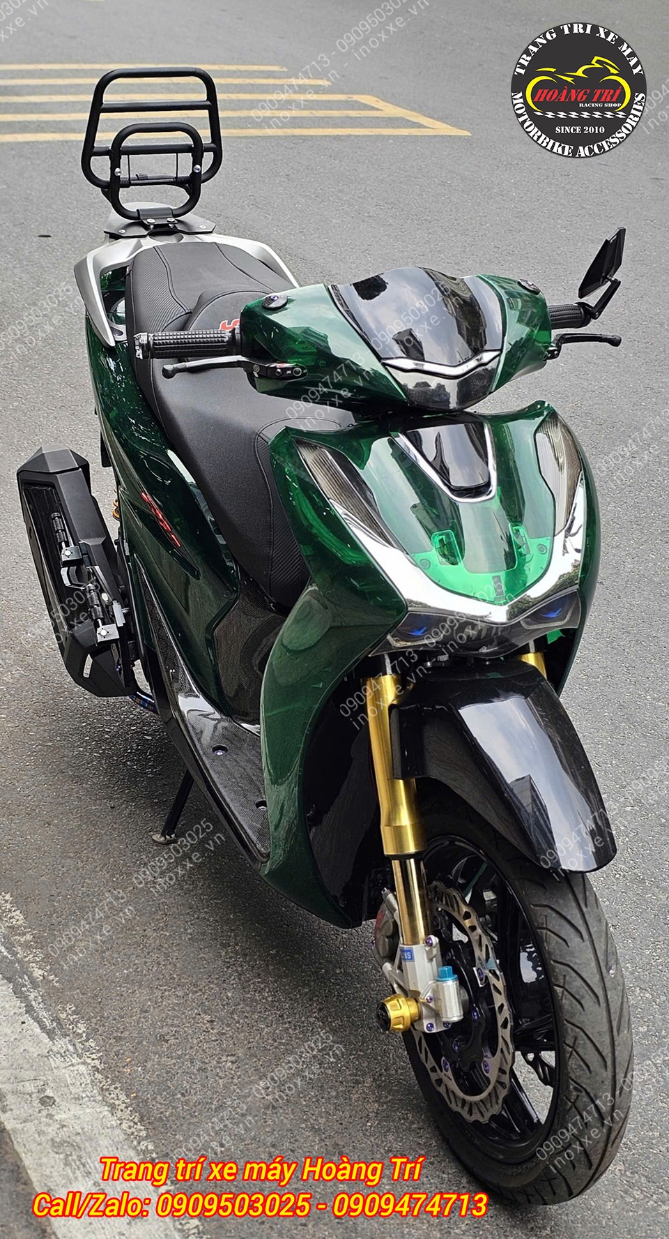 Baga sau tựa lưng xe SH kiểu Vespa