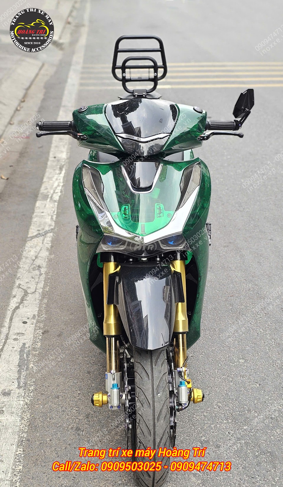 Baga sau tựa lưng xe SH kiểu Vespa