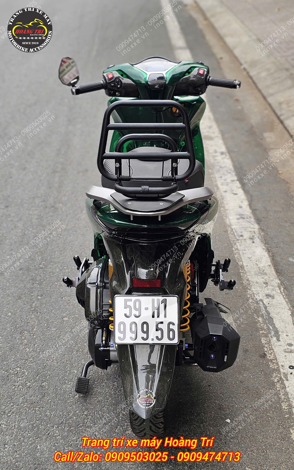 Baga sau tựa lưng xe SH kiểu Vespa