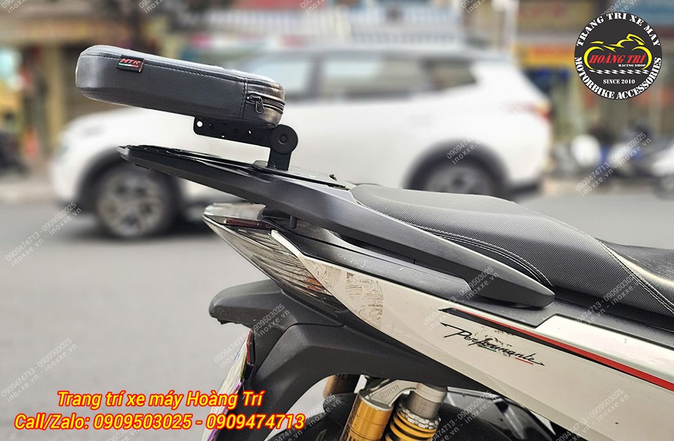 Đế tựa lưng bật/gấp mẫu V2 lắp cho xe SH