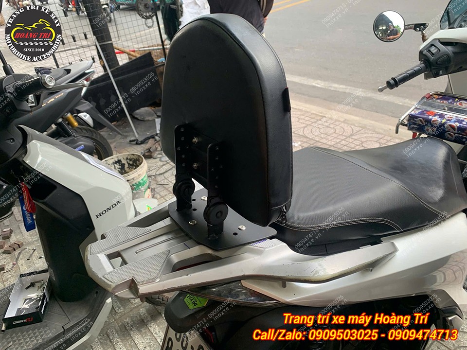 Đế tựa lưng bật/gấp mẫu V2 lắp cho xe SH
