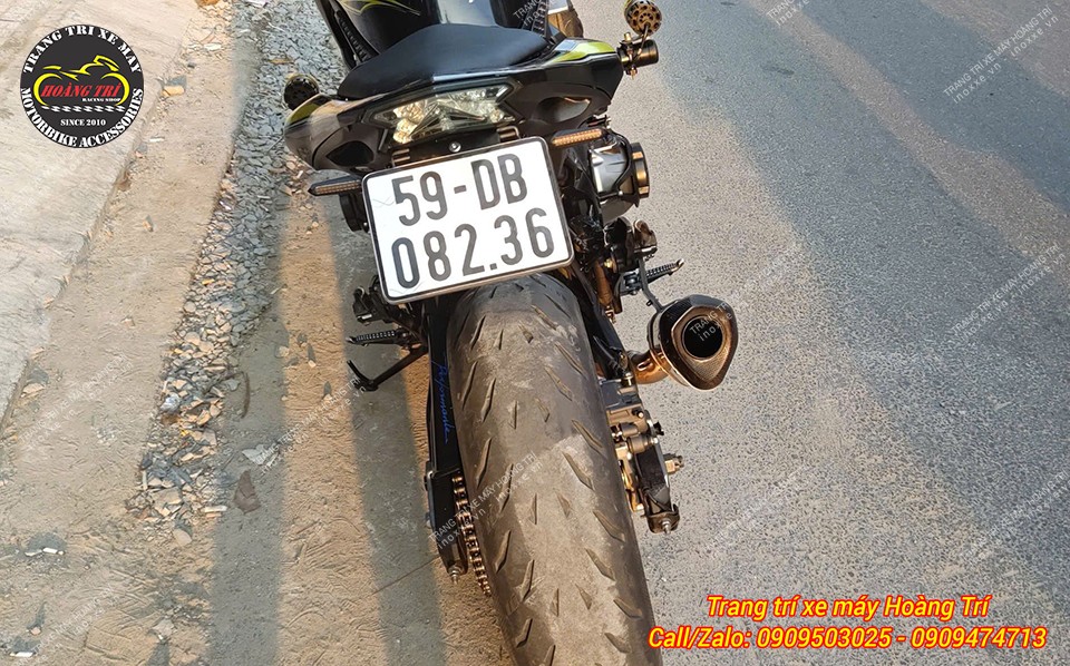 Pát biển số HTR phong cách Moto - một chiều