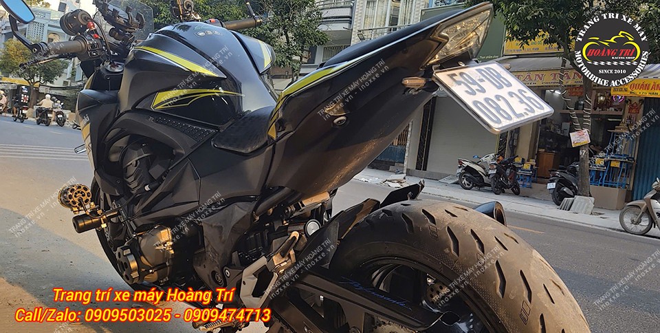 Pát biển số HTR phong cách Moto - một chiều