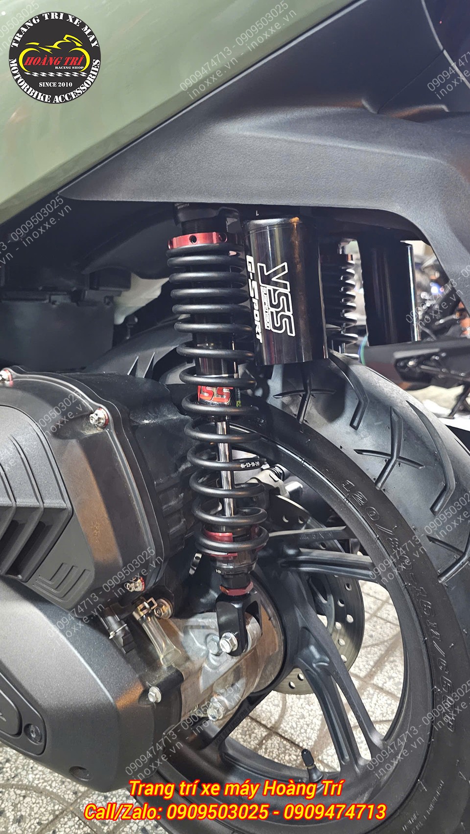Phuộc bình dầu YSS G-Sport cho xe SH VN 125/150/160