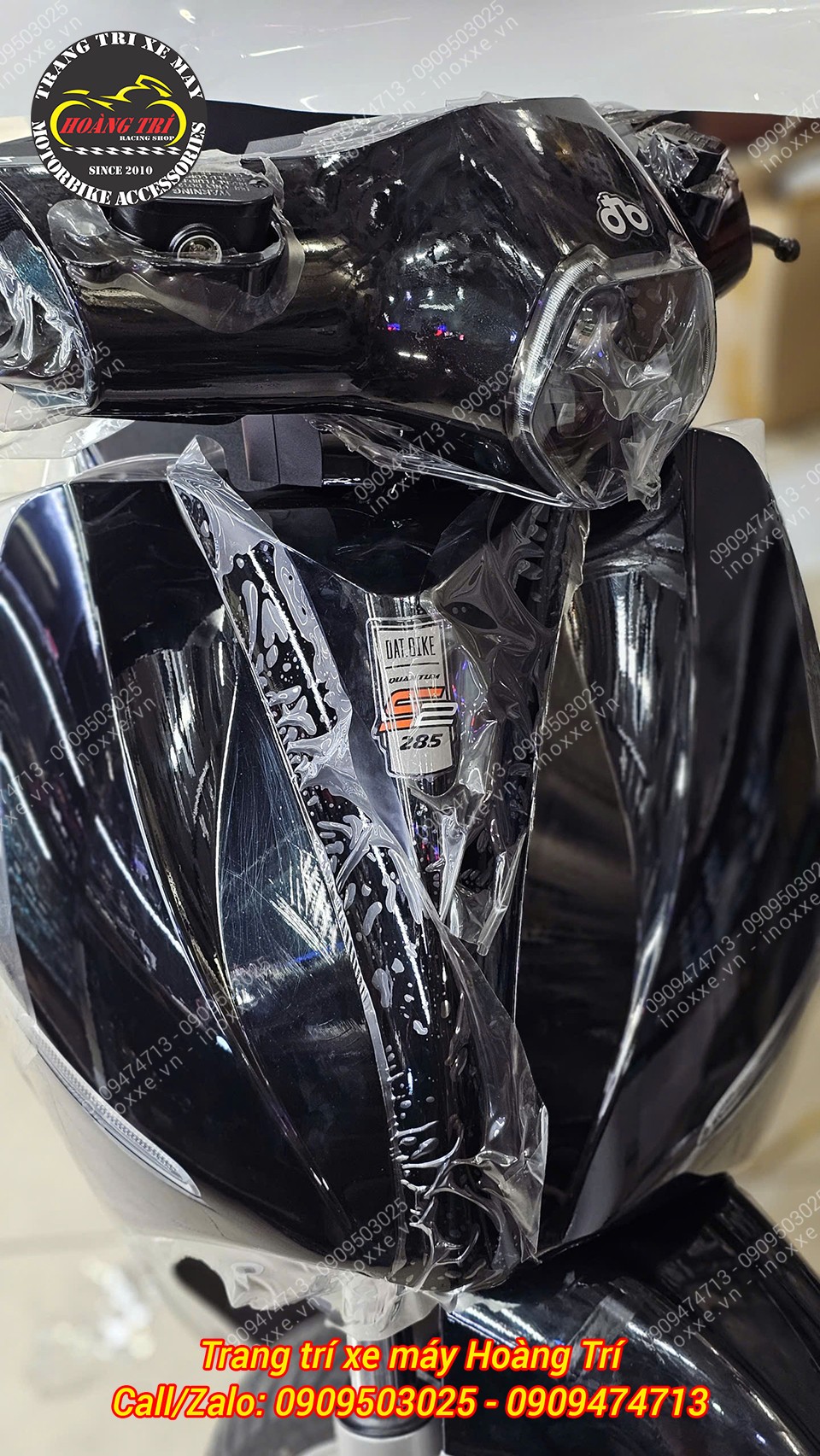 Dán keo xe máy điện Dat Bike Quantum