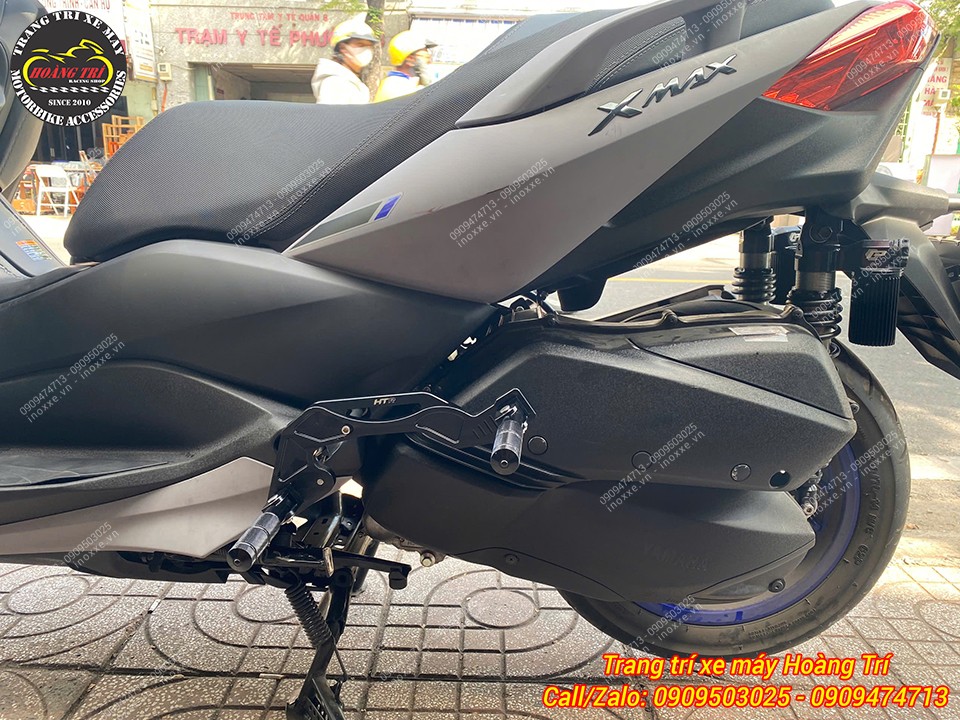 Gác chân phụ HTR độ cho xe XMax 300
