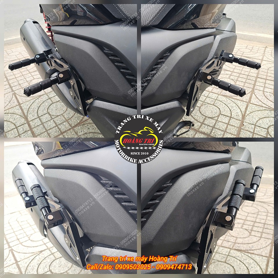 Gác chân phụ HTR độ cho xe XMax 300