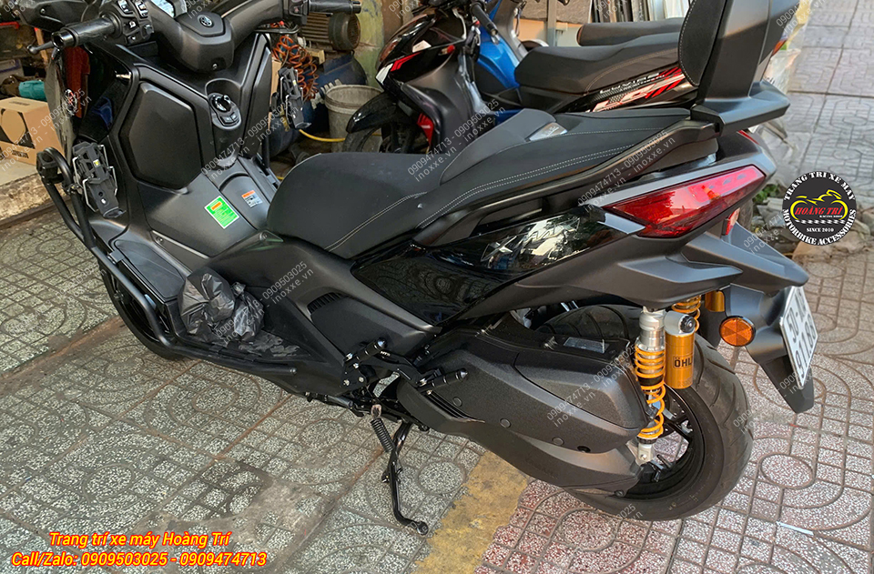 Gác chân phụ HTR độ cho xe XMax 300