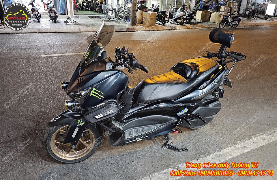 Gác chân phụ HTR độ cho xe XMax 300