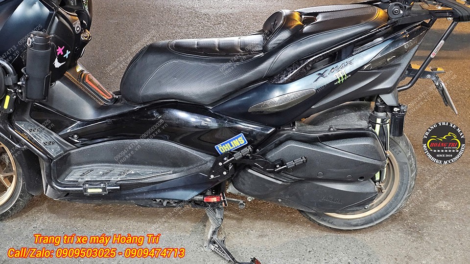 Gác chân phụ HTR độ cho xe XMax 300