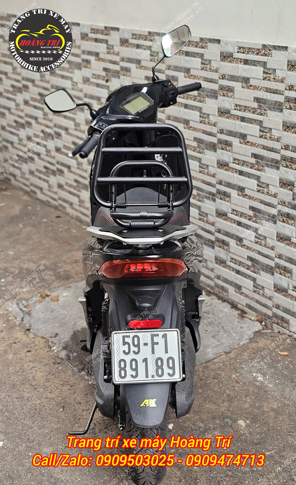 Baga sau xe máy điện Feliz kiểu Vespa