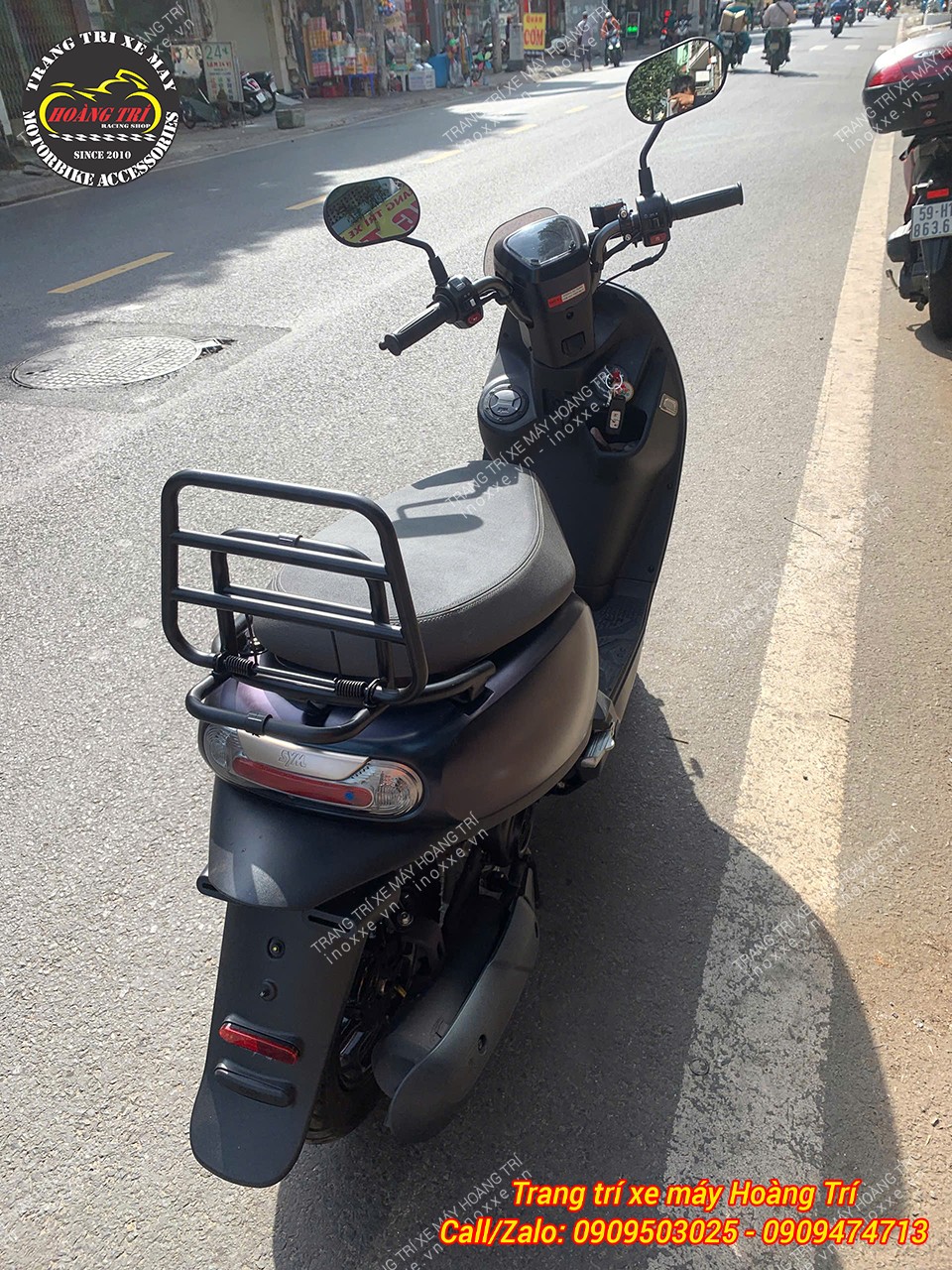 Baga sau tựa lưng SYM Priti 50 kiểu Vespa