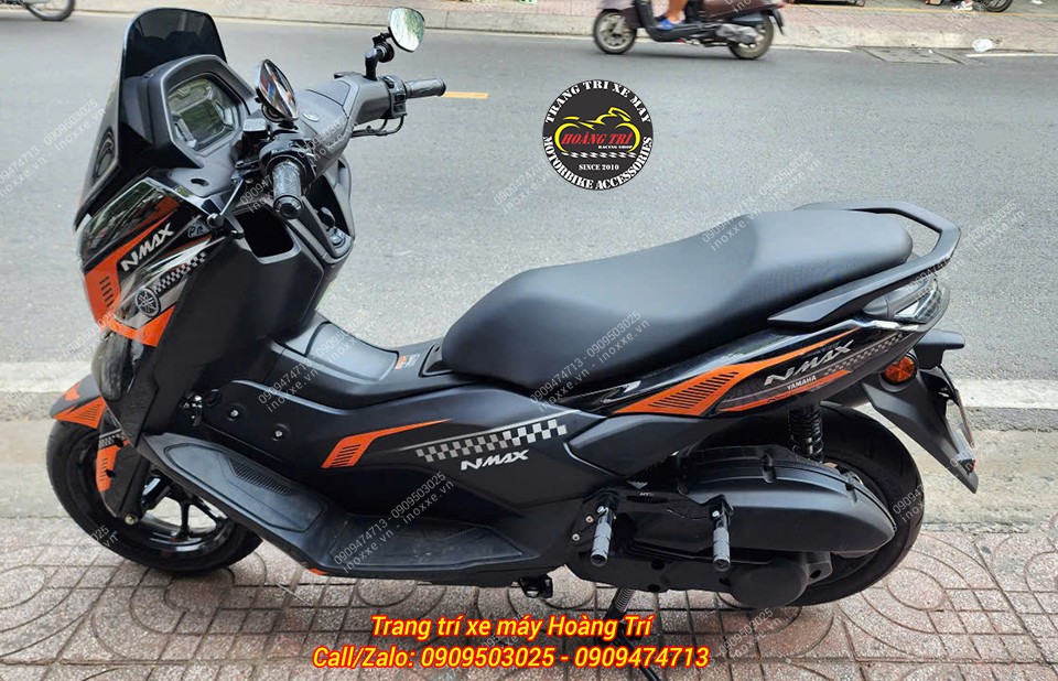 Gác chân phụ HTR nhôm CNC cho xe Yamaha NMAX
