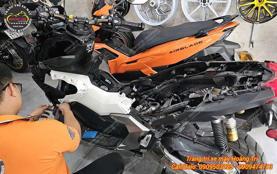 ADV 160 2021-2024 thay dàn áo ADV 160 2025-2026