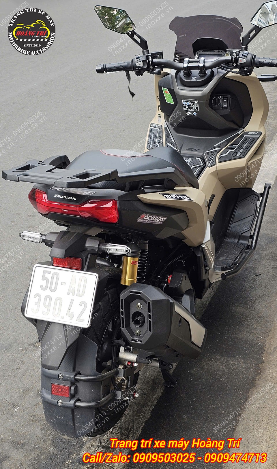 Ốp pô ADV 350 Zhi.Pat lắp cho ADV 150/ADV 160