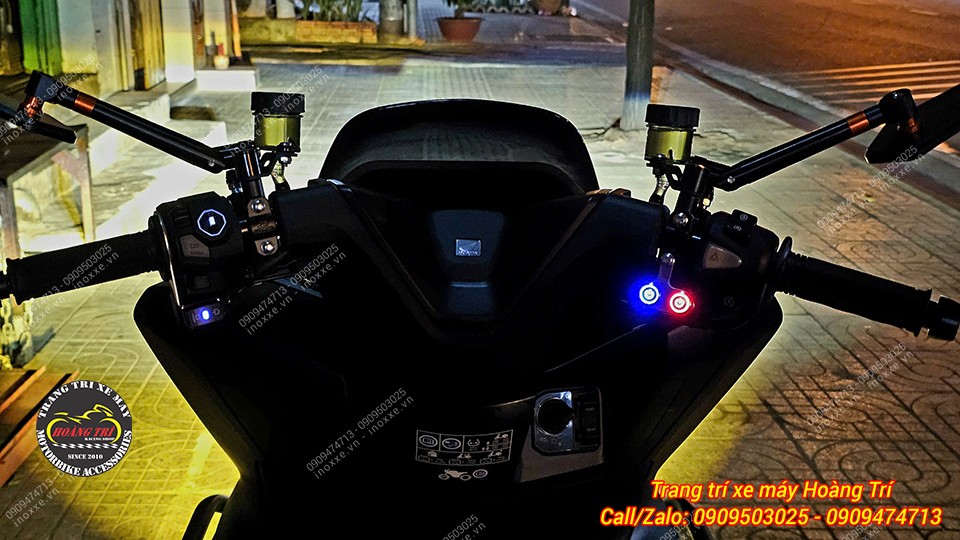 Độ đèn Bi cầu cho xe PCX 160