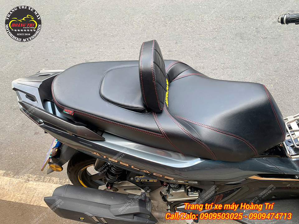 Yên 2 tầng độ cho xe Airblade kiểu Indo có tựa lưng bật gấp