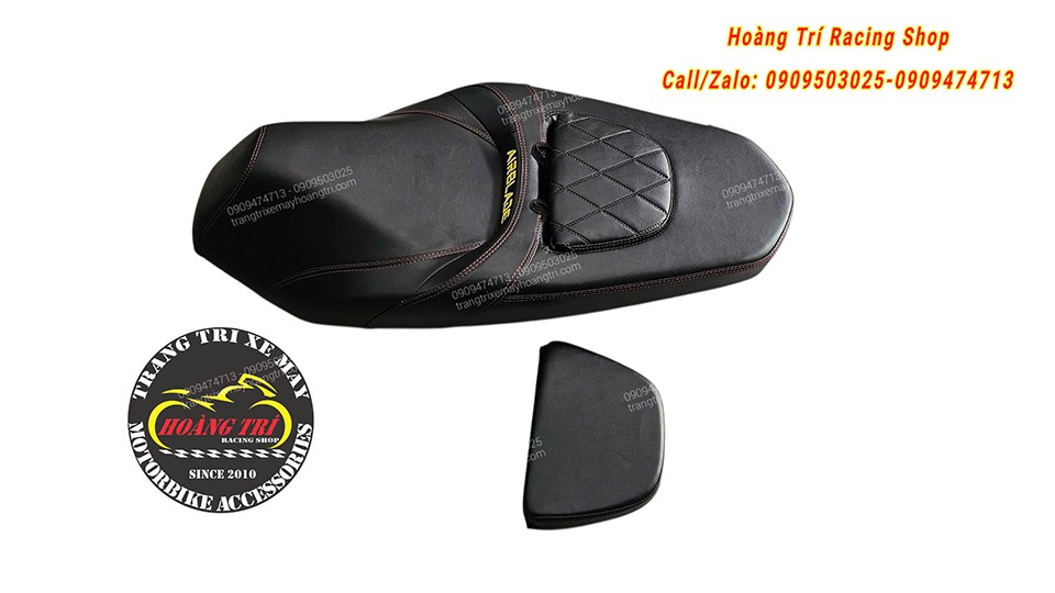 Yên 2 tầng độ cho xe Airblade kiểu Indo có tựa lưng bật gấp