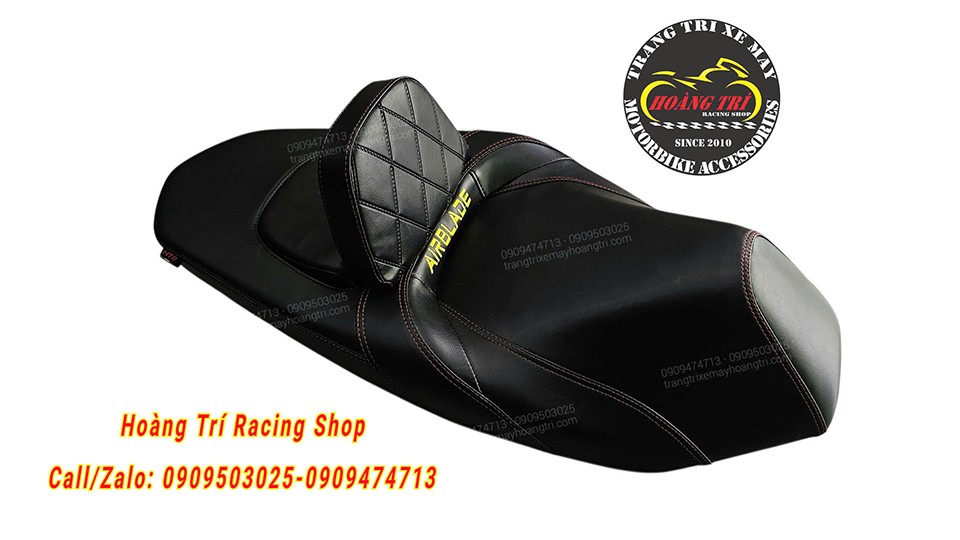 Yên 2 tầng độ cho xe Airblade kiểu Indo có tựa lưng bật gấp