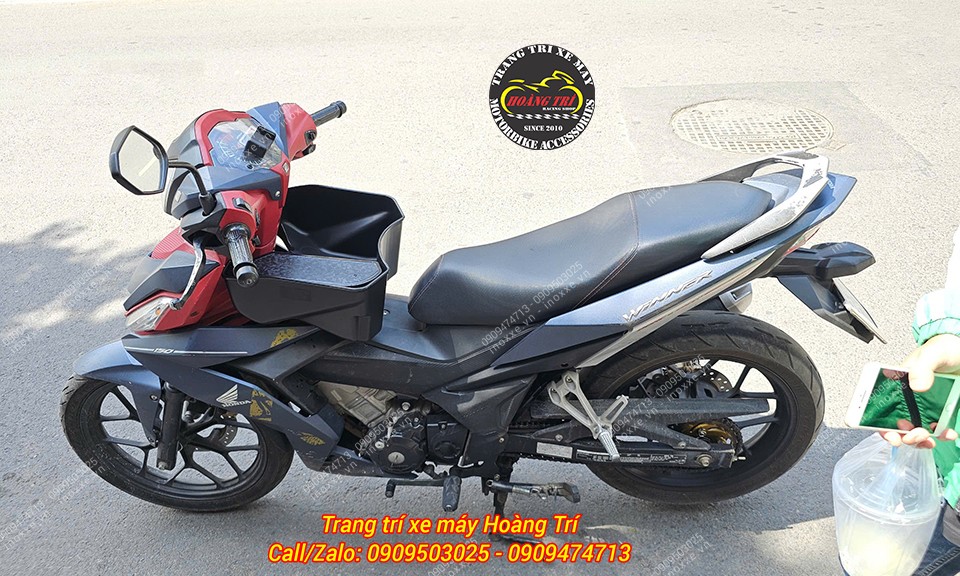 Rổ giữa Appi mẫu 2023 có hộp đựng đồ dành cho Exciter, Winner, Wave