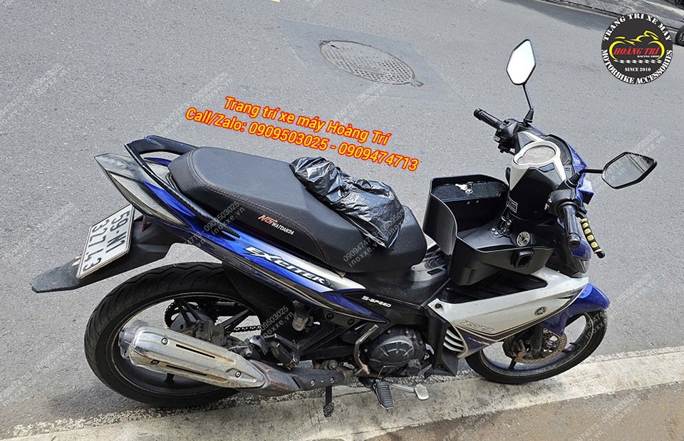 Rổ giữa Appi mẫu 2023 có hộp đựng đồ dành cho Exciter, Winner, Wave