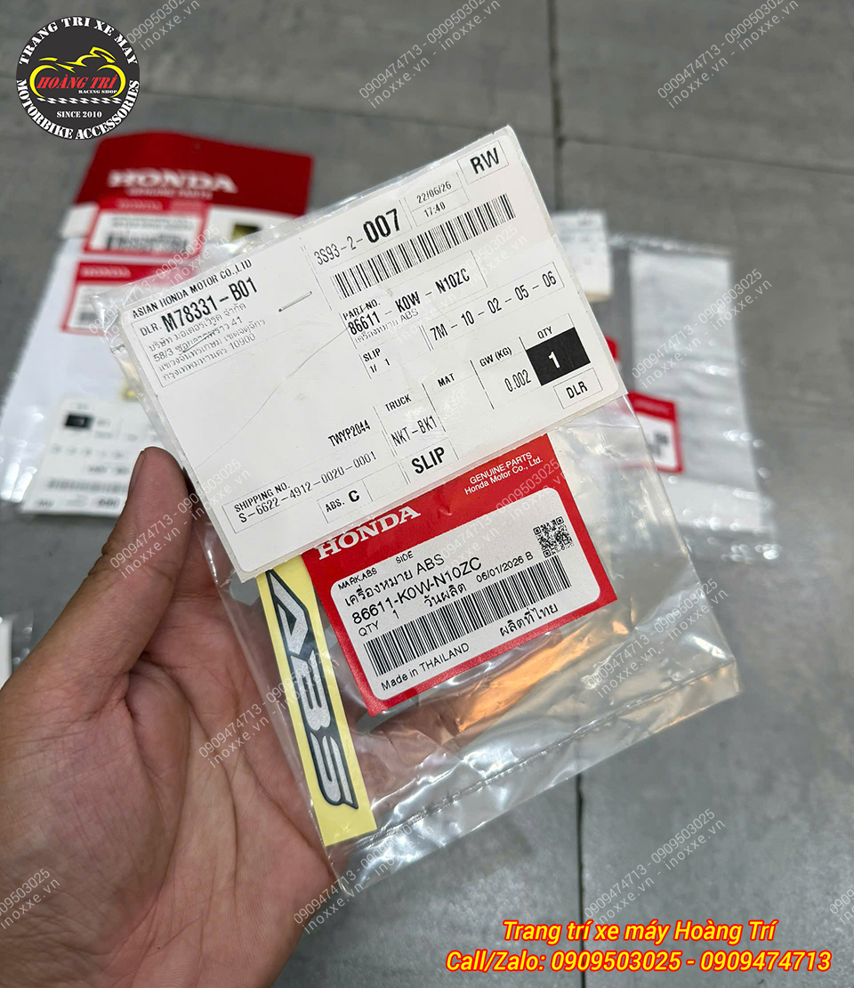 Dàn áo ADV 160 2021-2025 chính hãng Honda Thái Lan