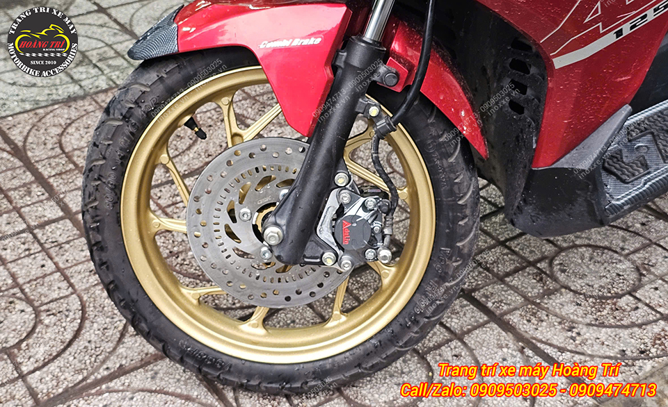 Độ mâm xe Vario 160/Click Thái 160 cho xe Airblade 150/Airblade 160