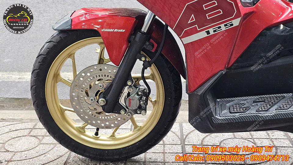 Độ mâm xe Vario 160/Click Thái 160 cho xe Airblade 150/Airblade 160