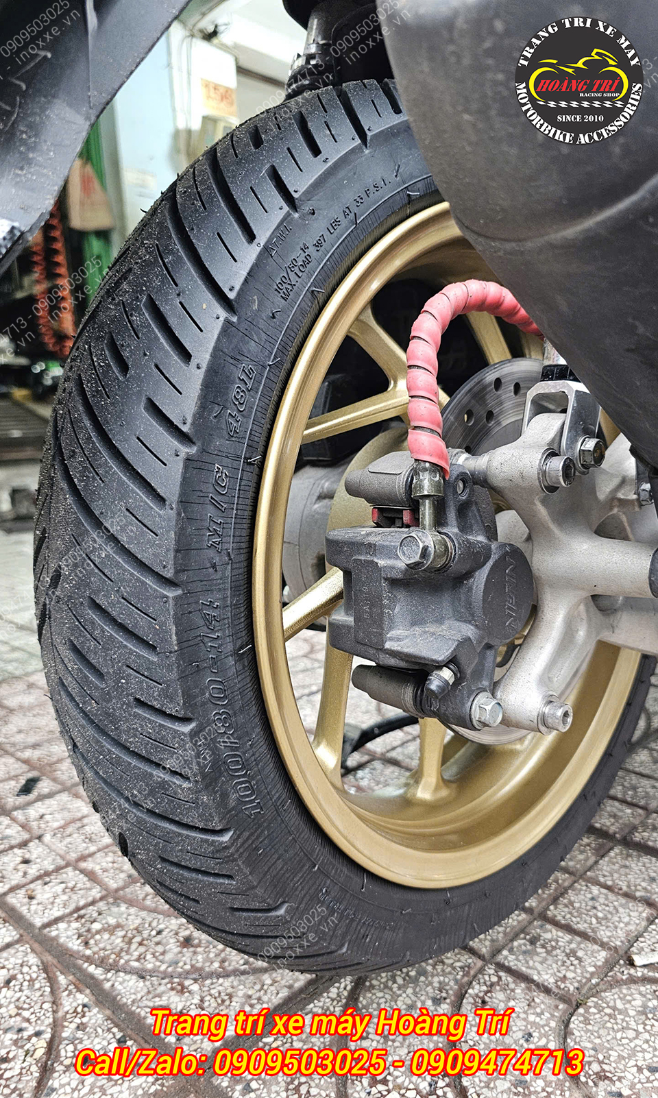 Độ mâm xe Vario 160/Click Thái 160 cho xe Airblade 150/Airblade 160