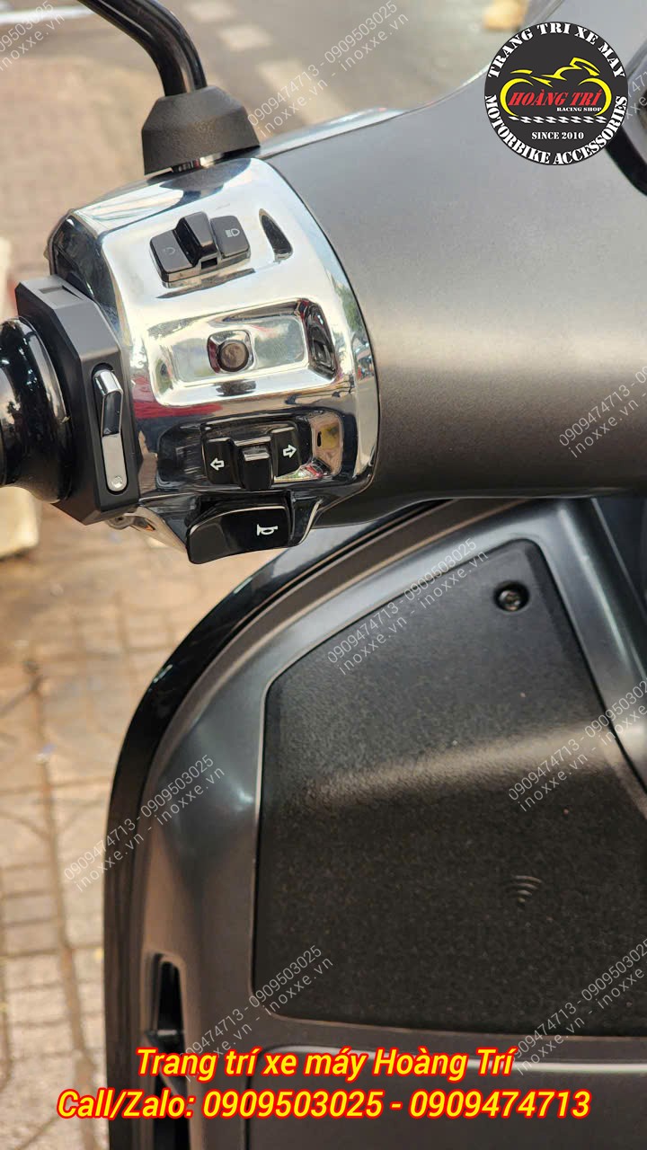 Lắp công tắc tắt mở đèn cho xe Vespa GTS