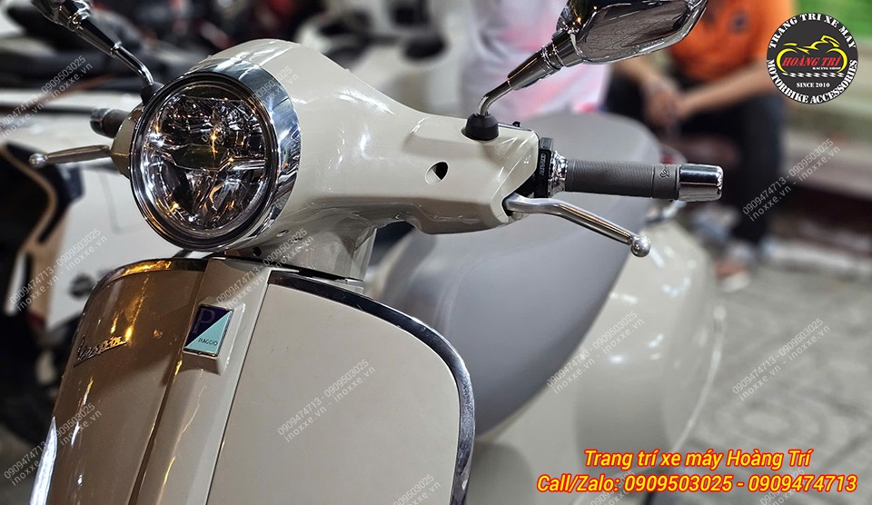 Lắp công tắc tắt mở đèn cho xe Vespa GTS