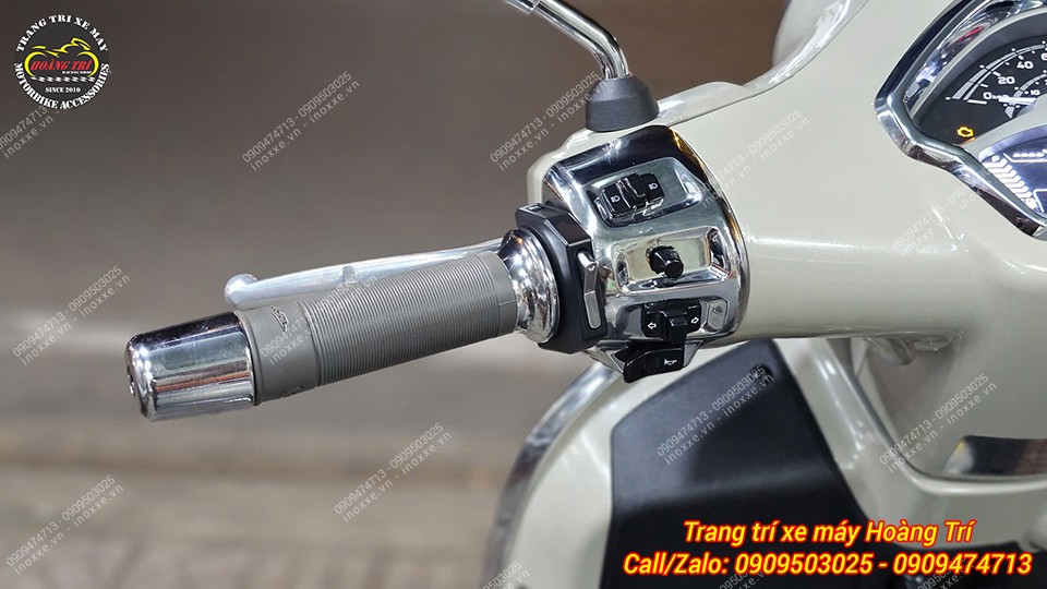 Lắp công tắc tắt mở đèn cho xe Vespa GTS