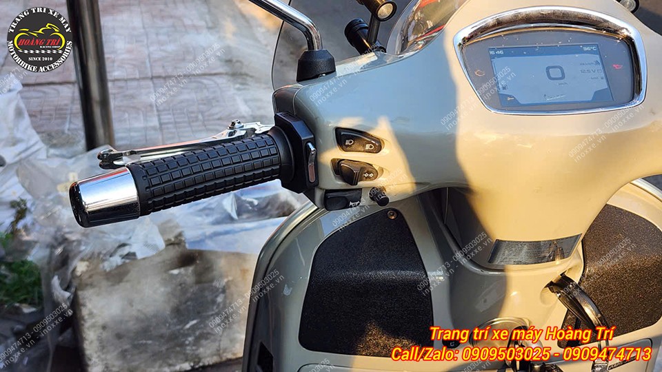 Lắp công tắc tắt mở đèn cho xe Vespa GTS
