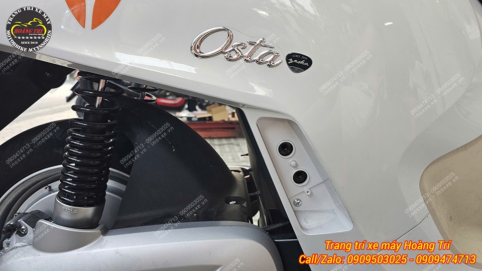 Gác chân phụ HTR nhôm CNC xe máy điện Yadea