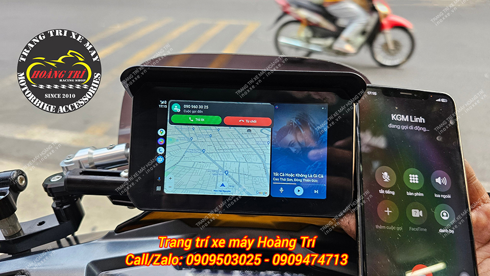 Màn hình cảm ứng 5 inch AAAC91023 tích hợp GPS, Bluetooth, Camera, Áp suất lốp