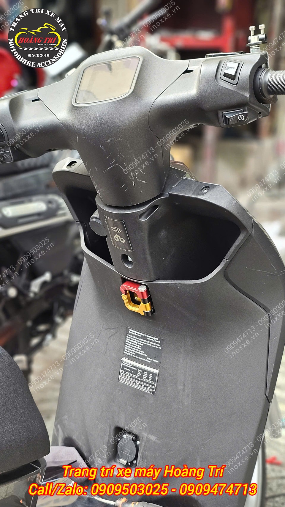 Móc treo đồ cho xe Datbike Quantum - Móc nhôm HTR-SH