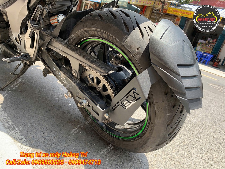 Chắn bùn sau Shark Power Z800/Z900 độ cho nhiều dòng xe máy