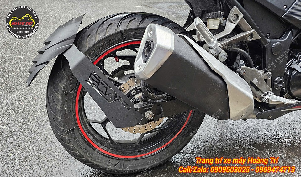 Chắn bùn sau Shark Power Z800/Z900 độ cho nhiều dòng xe máy