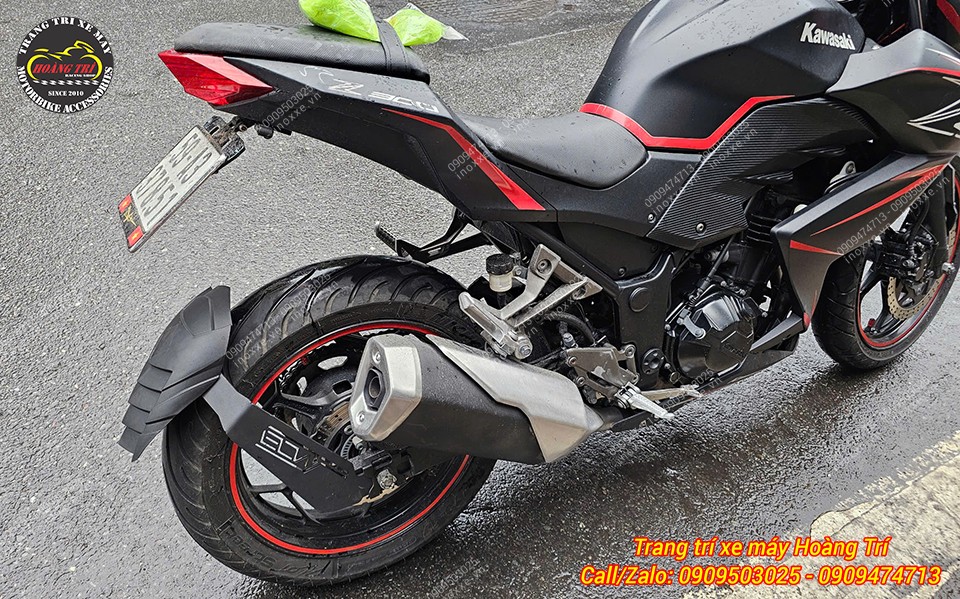 Chắn bùn sau Shark Power Z800/Z900 độ cho nhiều dòng xe máy