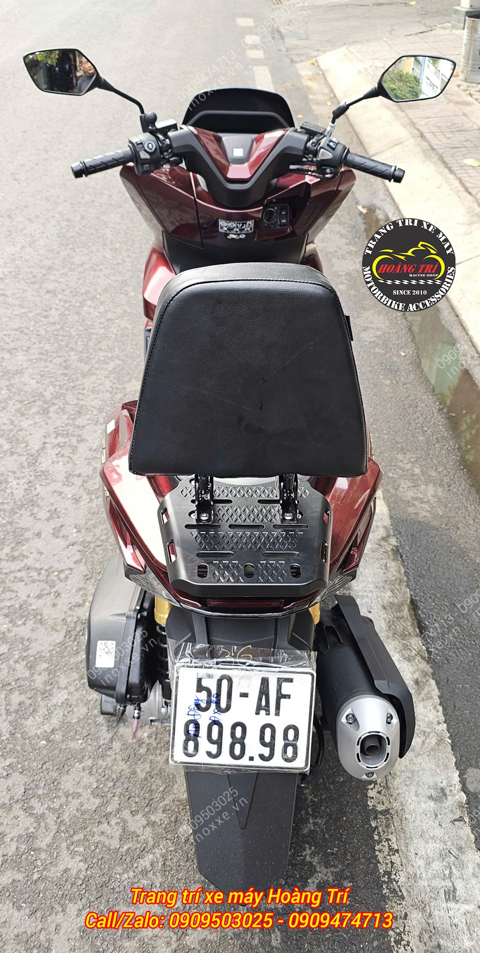 Baga sau tựa lưng PCX bật / gấp 2 chiều