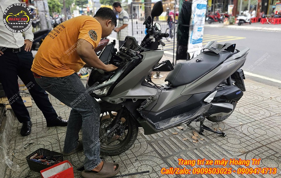 Cụm đèn pha PCX 160 2025 chính hãng Honda