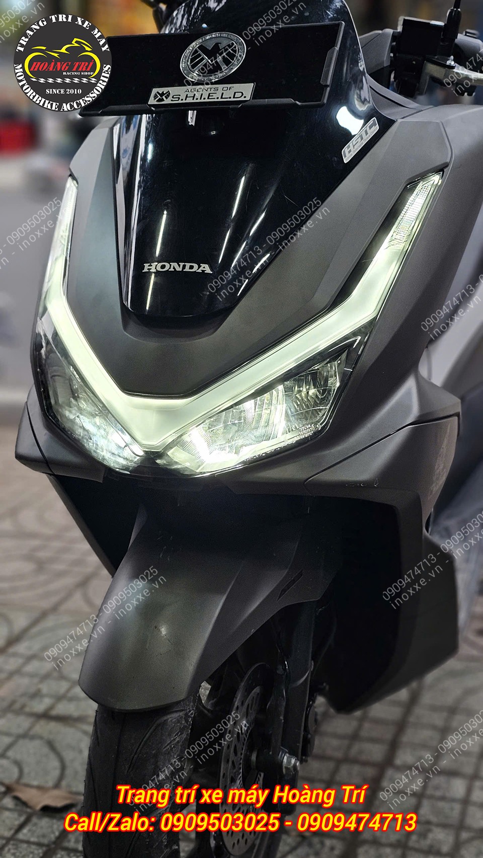 Cụm đèn pha PCX 160 2025 chính hãng Honda