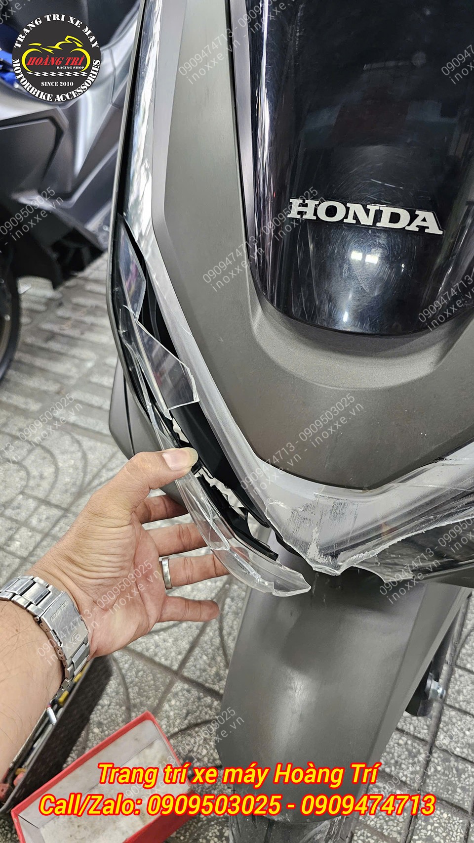 Cụm đèn pha PCX 160 2025 chính hãng Honda